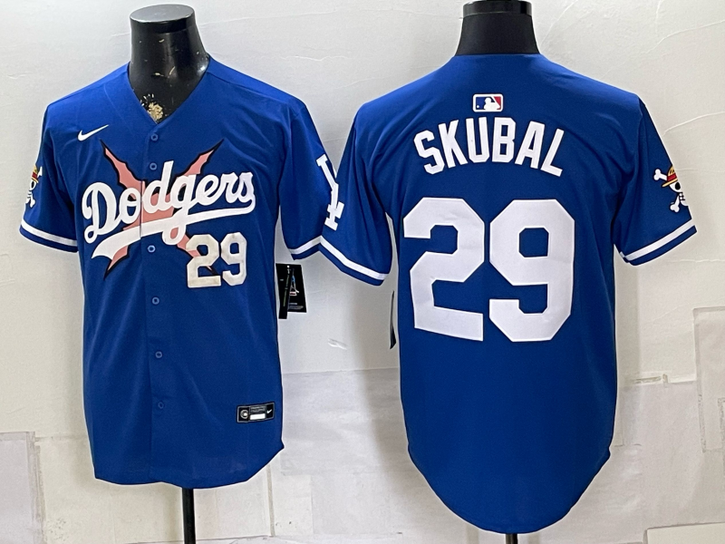 men Los Angeles Dodgers #29 Skubal blue Game 2026 Nike MLB Jersey 08070016->los angeles dodgers->MLB Jersey